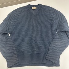 Vintage Made In England Allen Silly And Co 100 Wool Sweater