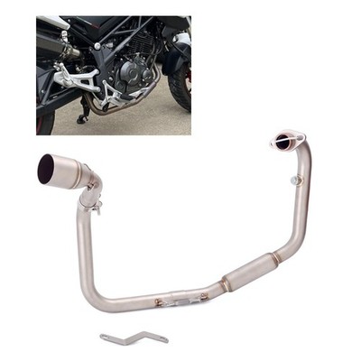 Slip On For Benelli TNT125 TNT135 2017-2025 Header Exhaust System Mid Link Pipe