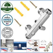 Brass Hot Water Sensor Valve for Recirculating Pump System Durable 5