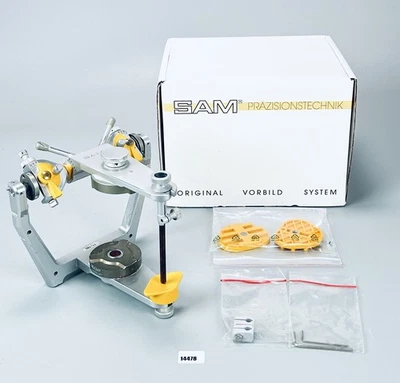 SAM 3 Artikulator Quicksplit Montageplatten Labor Dental Zahnarzt GEPFLEGT - Bild 1 von 4