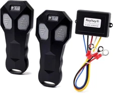 12V Wireless Winch Remote Control 2 Pack Universal Mini 5 Wire Control Winch wit