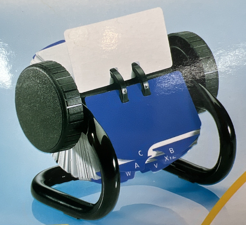 Rolodex 66700 Open Rotary Card File, Holds 250 1.75 x 3.25 Cards ...