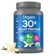 Orgain Complete Plant Protein Powder, Vanilla, 2.01 lb - Exp. 2/27