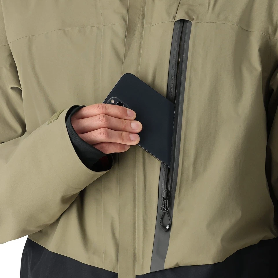 全新带标签男式 686 Gore Tex Down Thermagraph 滑雪板/滑雪夹克 - 中号 - Sage — 第 2/4 张图片