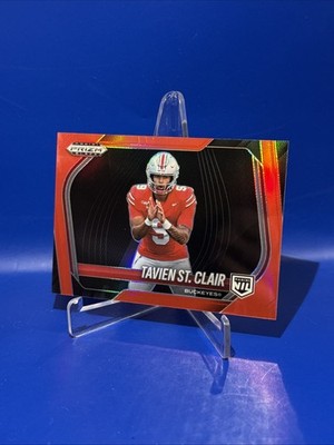 2025 Panini Prizm Black- Tavien ST. Clair Red Prizm /299 (RC) (SP) #193