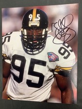 GREGG LLOYD SIGNED 8X10 PHOTO PITTSBURGH STEELERS FOOTBALL NFL AUTO COA