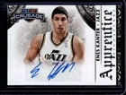 2013-14 Panini Crusade Enes Kanter Apprentice Signatures Auto Autograph #3 Jazz