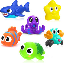 No Hole Mold Free Baby Bath Toys for Toddlers 1-3,Infant Bathtub Toys for Babies