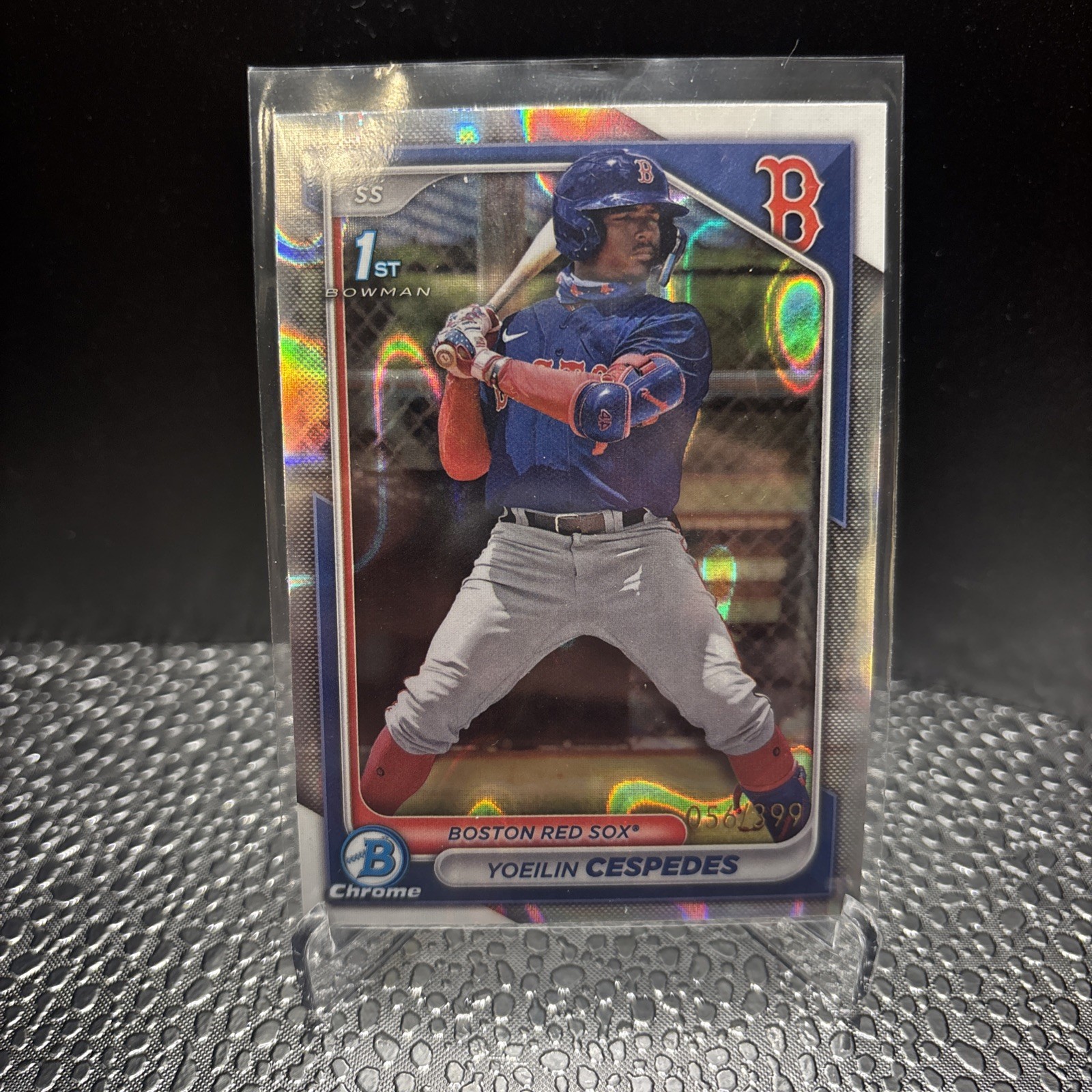 2024 Bowman - Chrome Prospects Yoeilin Cespedes #BCP-139 Lava Refractor /399