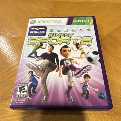 Microsoft Kinect Sports Xbox 360 2010 Sports Family Multiplayer Case Manual