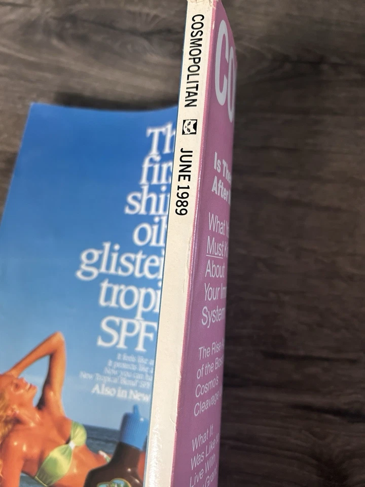 COSMOPOLITAN Magazine Vintage June,1989 EXCELLENT Condition! Cover: Carre Otis Foto 2 de 3