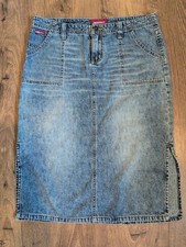 Union Bay Women's Maxi Pencil Denim Skirt with Side Slits Vintage Y2K Size 9