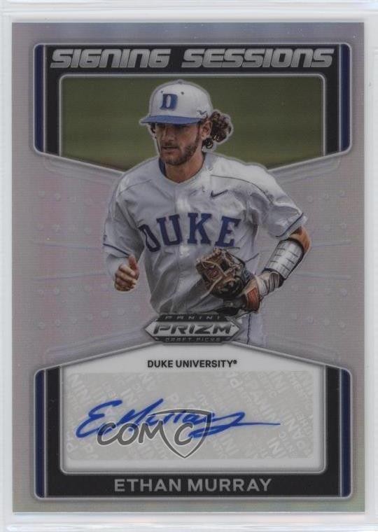 2022 Panini Prizm Draft Picks Signing Sessions Ethan Murray #SS-MU Auto 08z4