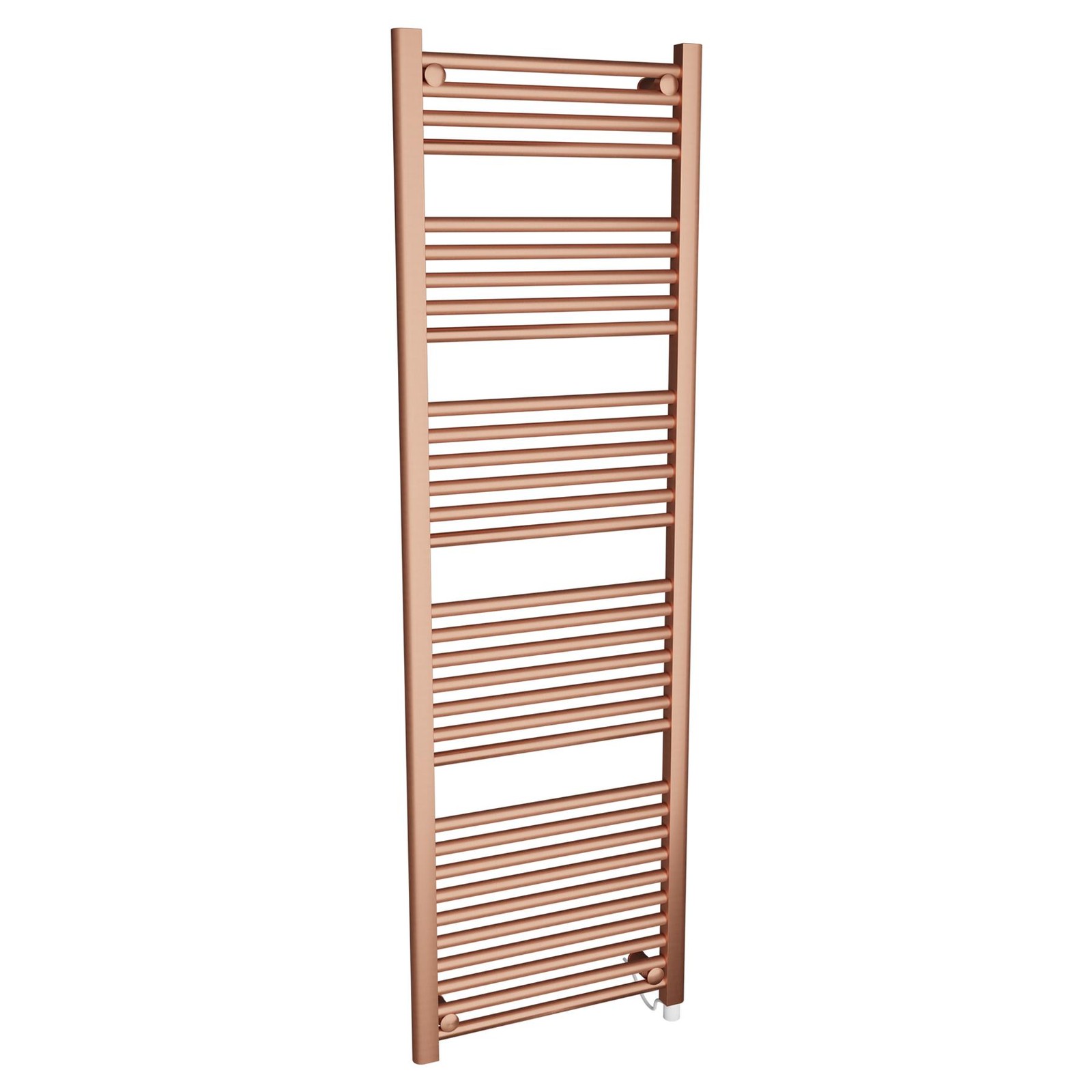 Brushed Copper Electric Towel Rail Fixed Temp 600W Element 500mm x 1600mm