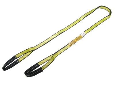 RUGGEDTOW 1" x 3' 2-Ply Polyester Web Lifting Sling Eye & Eye – Tagged Rigging Strap