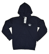 Quiksilver Full Zip Hoodie w/Pockets Black NWT Youth Medium 12