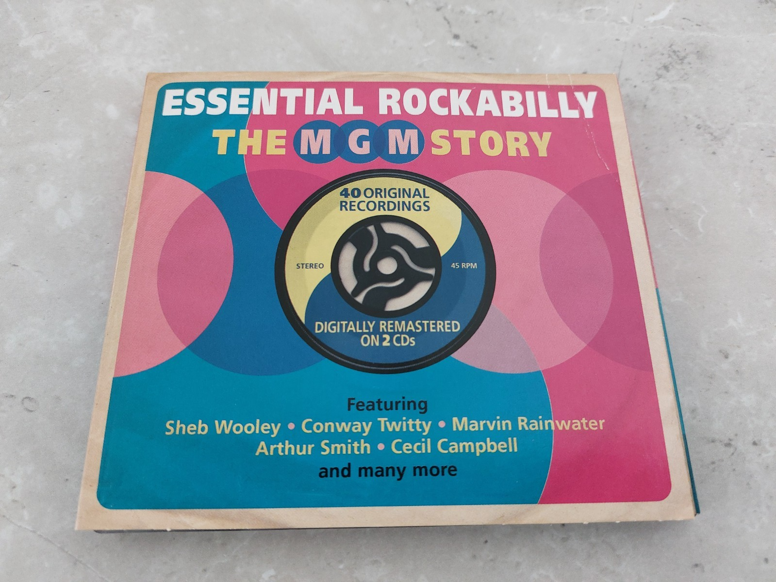 Various ‎– Essential Rockabilly - The MGM Story 2 X CD Digipak Excellent