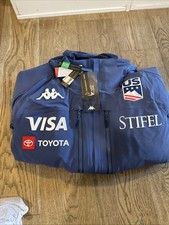 Giacca isolata Kappa donna uS squadra di sci blu chiaro XL