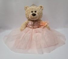 20'' Quince Anos Teddy Bear with Dress (Centerpiece) ~ B16632-29 (Blush)