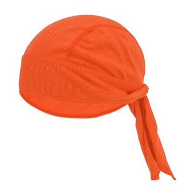 Atmungsaktive Radmütze Anti-Schweiß Polyester Orange 30x15cm