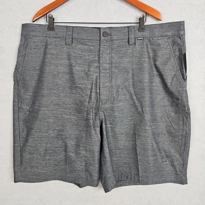 Hurley Men's Size 44 Gray H2O-Dri Breathe Walk Short Stretch Casual Travel