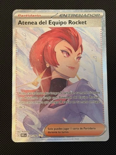 Team Rocket's Ariana 237/182 Destined Rivals Special Illustration Rare Spanish