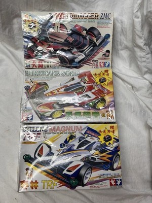 3 Vintage 90s Japan Toy Cars 4Wheel Precious Stars Hurricane Sonic, Cyclone, Neo