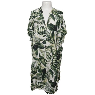 H&M Mama, Umstands T-shirt, Größe: XL, Weiß/Grün, Viskose, Blumen, Damen #FkE