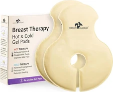 Breast Hot Cold Therapy Ice Packs Breastfeeding Essentials Gel Nursing Pad pair