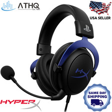 HyperX Cloud Wired Gaming Headset Black-Blue A3RL9AA 3.5mm PC/PlayStation/Xbox