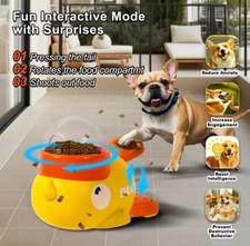 Duck Dog Food Treat Dispenser, 2-in-l Interactive Dog Puzzle Toy Slow Feeder US