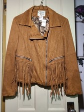 Womens Cripple Creek Genuine Suede Leather Zi...