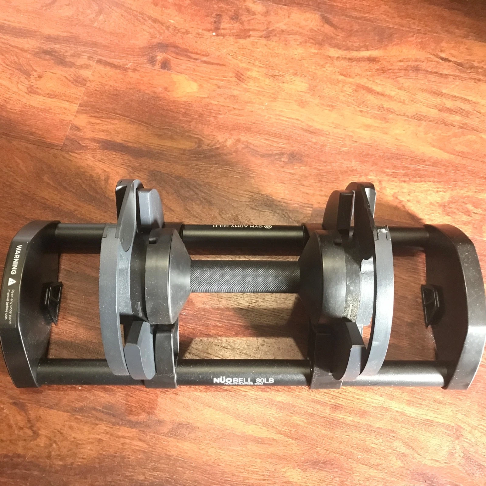 Replacement Nuobell 80 Lb Handle and Holder New NO WEIGHTS