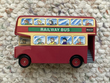 Vintage Ertl Bulgy Double Decker Bus Thomas the Tank Engine Red Die-Cast 1993