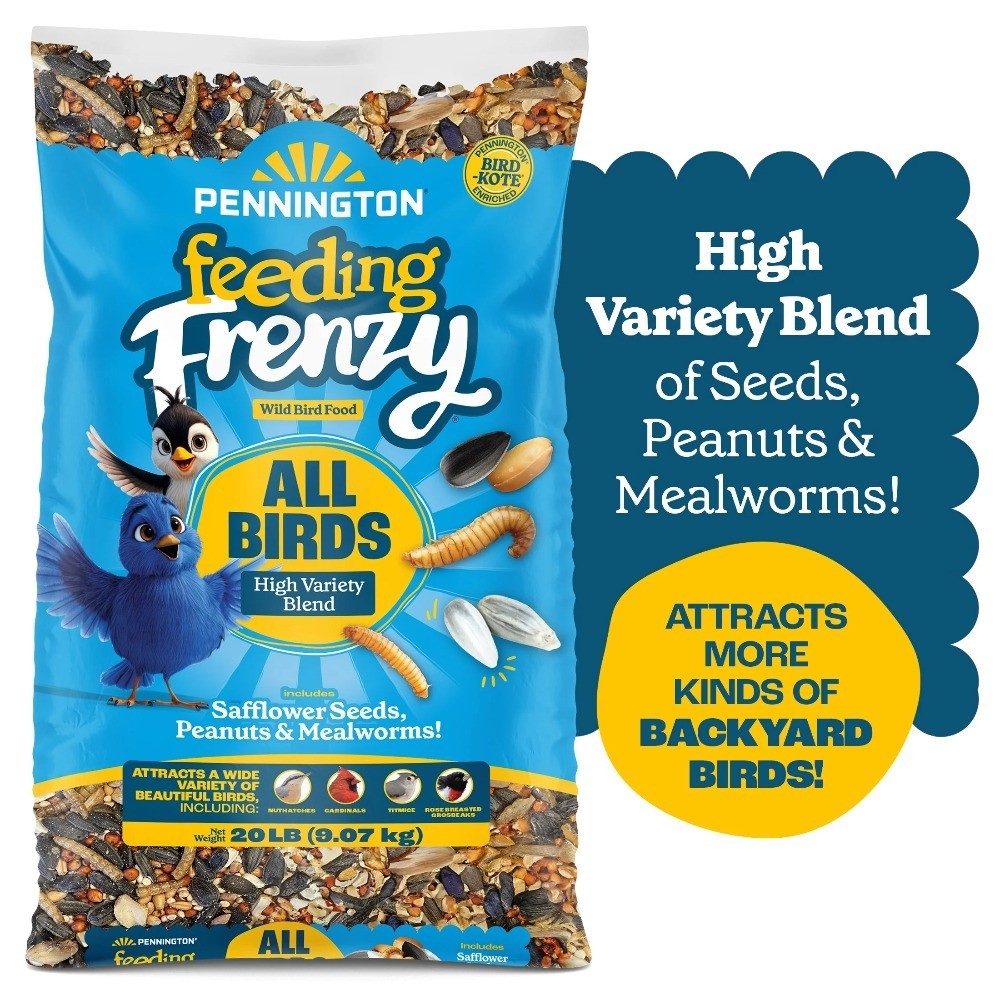 Feeding Frenzy Wild Bird Seeds, Wild Bird Food Mix, 5 lb.