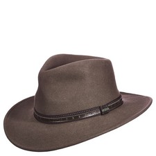 Scala Classico Men's Crushable Outback Felt Hat