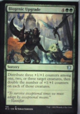 Biogenic Upgrade - Commander: Innistrad: Midnight Hunt: #135 Nm C362