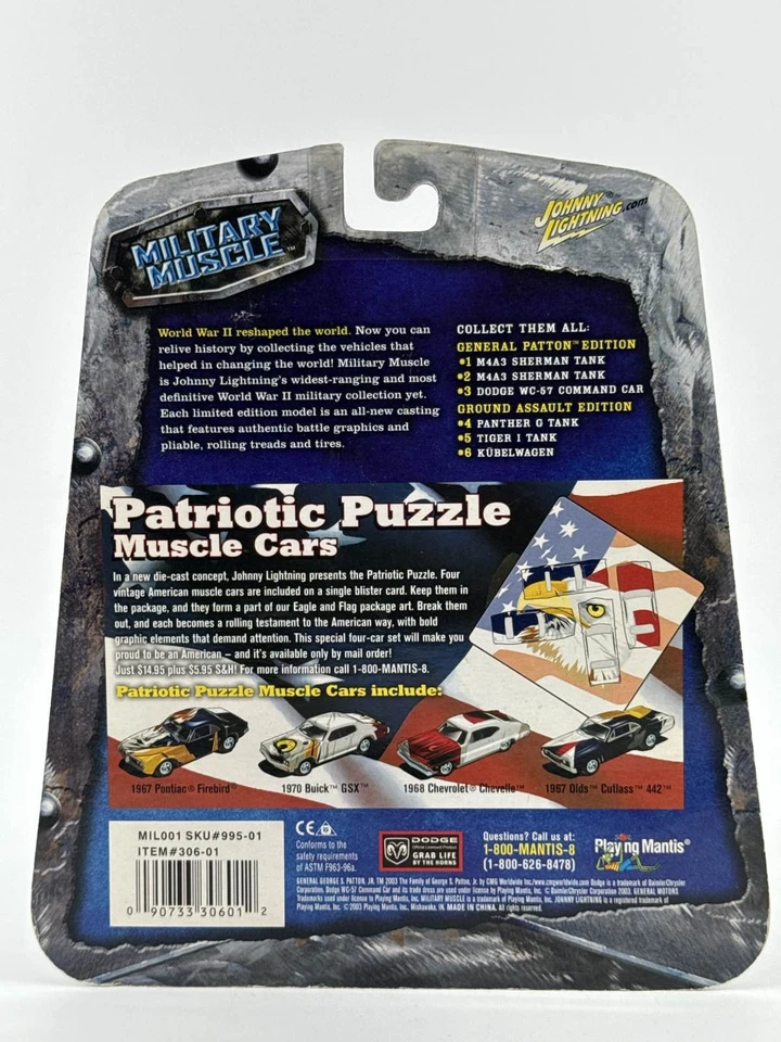 Coche de comando Johnny Lightning Military Muscle Segunda Guerra Mundial Dodge WC-57 1:64 Foto 3 de 4