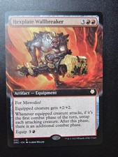 Hexplate Wallbreaker (Extended Art) Commander: Phyrexia: All Will Be One Regular