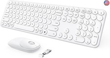 seenda Wireless Keyboard and Mouse, USB Type C 2-in-1 Receiver, SK73-3