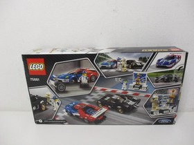 LEGO 75881 SPEED CHAMPIONS 2016 Ford GT & 1966 Ford GT40 ORIGINAL BOX & BA