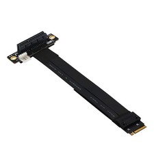 M.2 NGFF Key M to PCIe 3.0 4X Extension Cable 90 Right Angle PCI-E Slot