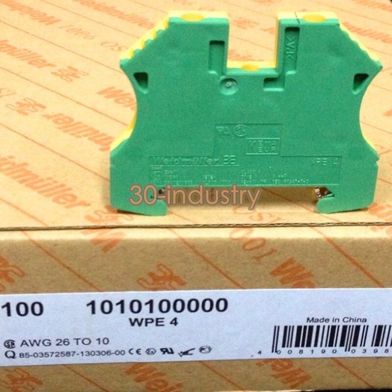 100pcs/box new for Weidmuller terminal 1010100000 WPE 4 *cm