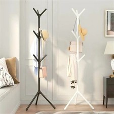 Coat Rack Stand Free Standing Tree Clothes Hanger Hat Coat Rack 8 Hooks