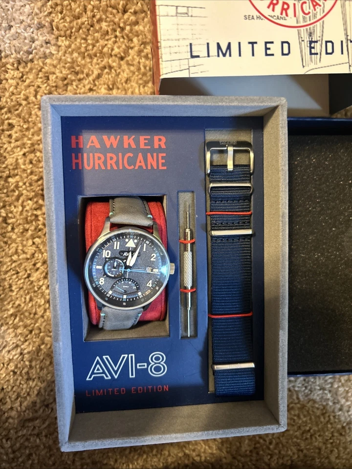 Hawker Hurricane AVI-8 Limited Edition Mend Watch New With Papers And Box - Image 2 of 2