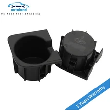 Pair Center Console Cup Holder Insert Right & Left Fits For Toyota Tacoma 05-17