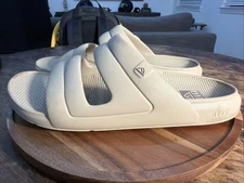 Reef Oasis Double Up Slide Sandal Slip On Brown Mens Size 12 Two Bar