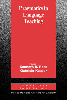 Pragmatics Language Teaching Cambridge Applied Linguist… Paperback 9780521008587