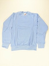 Vintage 80 s Jerzees Kids Light Blue Crewneck Sweatshirt Size Medium