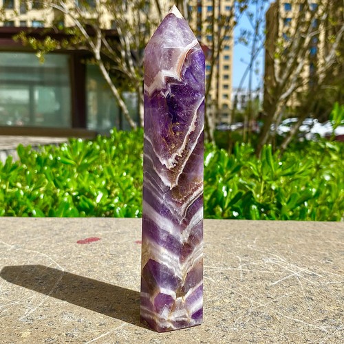 363G Amethyst Quartz Column - A Natural Monument for Spiritual Clarity - 第 6/21 張圖片
